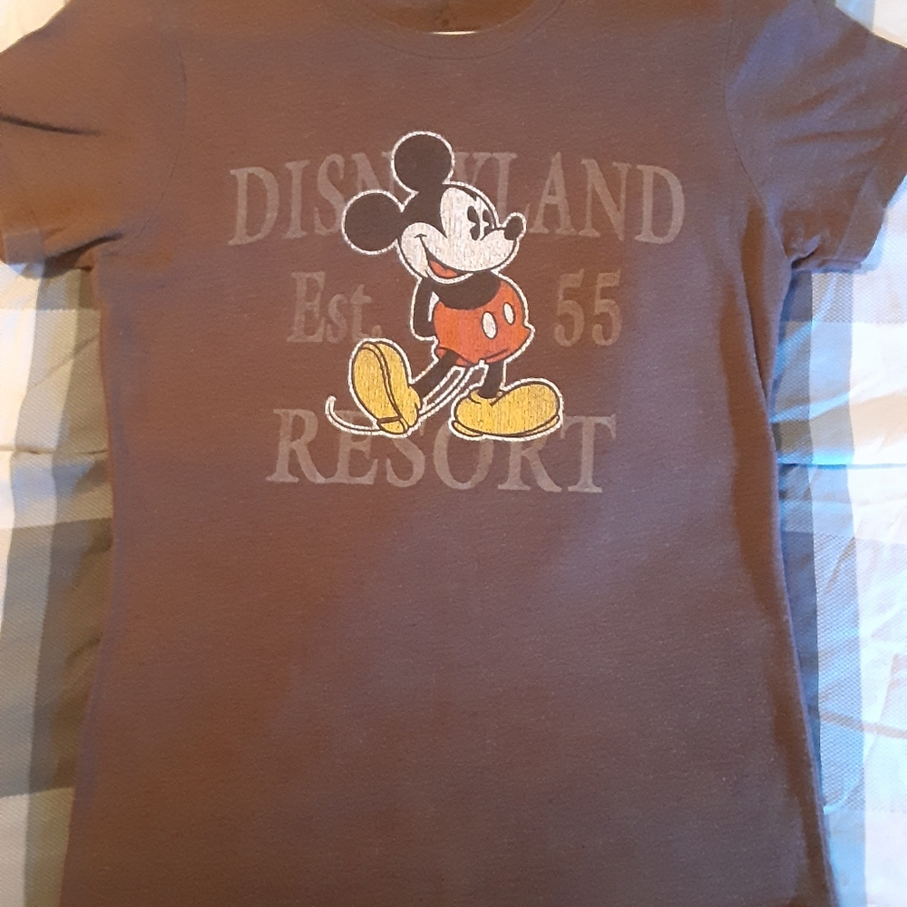 Disneyland resort shirt small brown